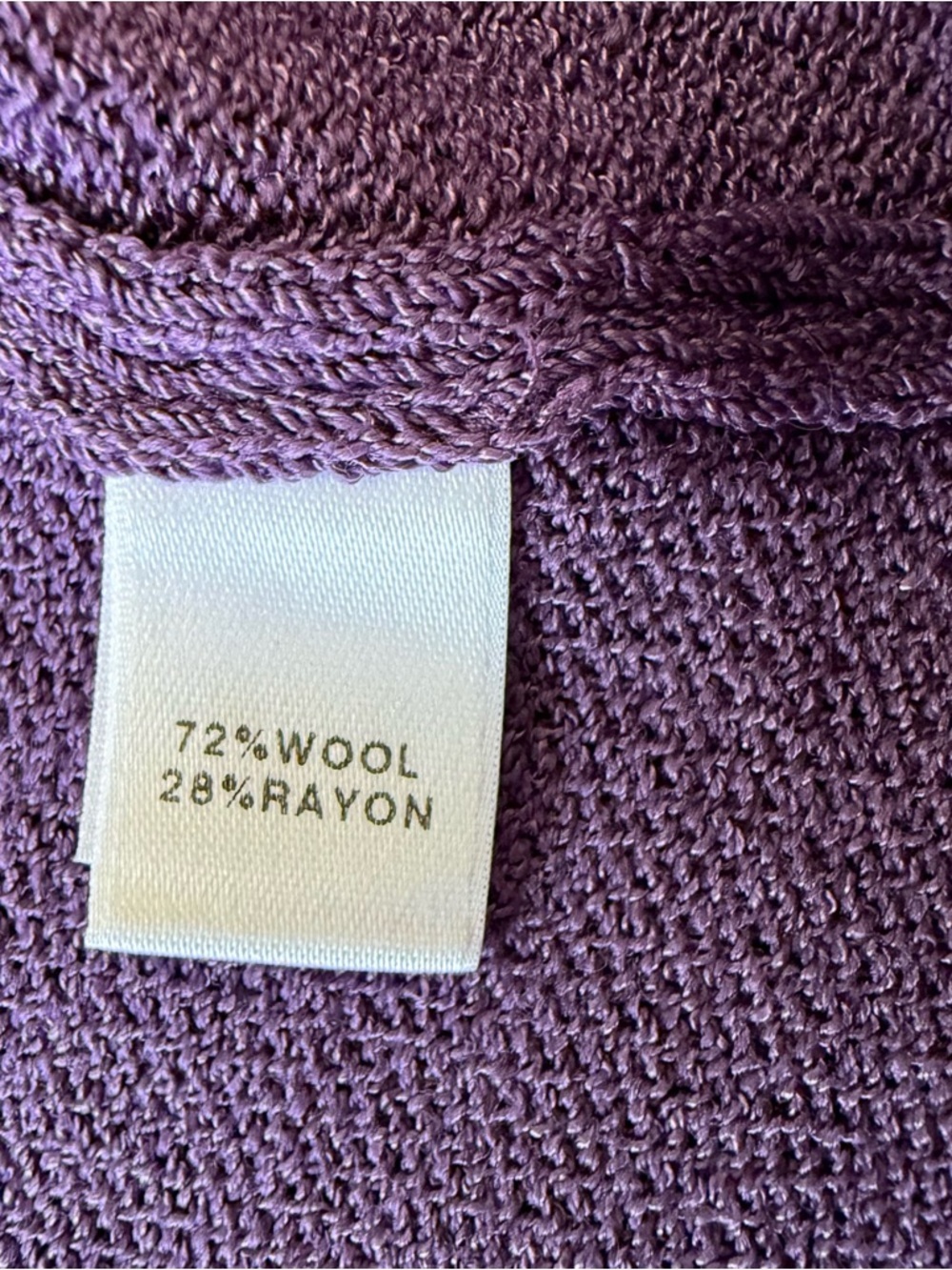 St. John Top Knit Santana Lavender Purple Sleeveless Tank Top Wool Blend Size M - Picture 8 of 8